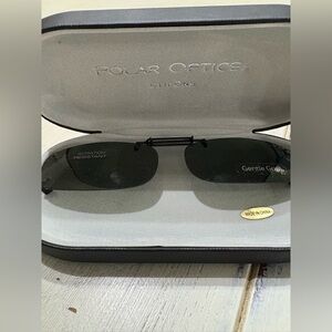 Polar Optics Clip-On Sunglass Lenses - Dark Green NEW